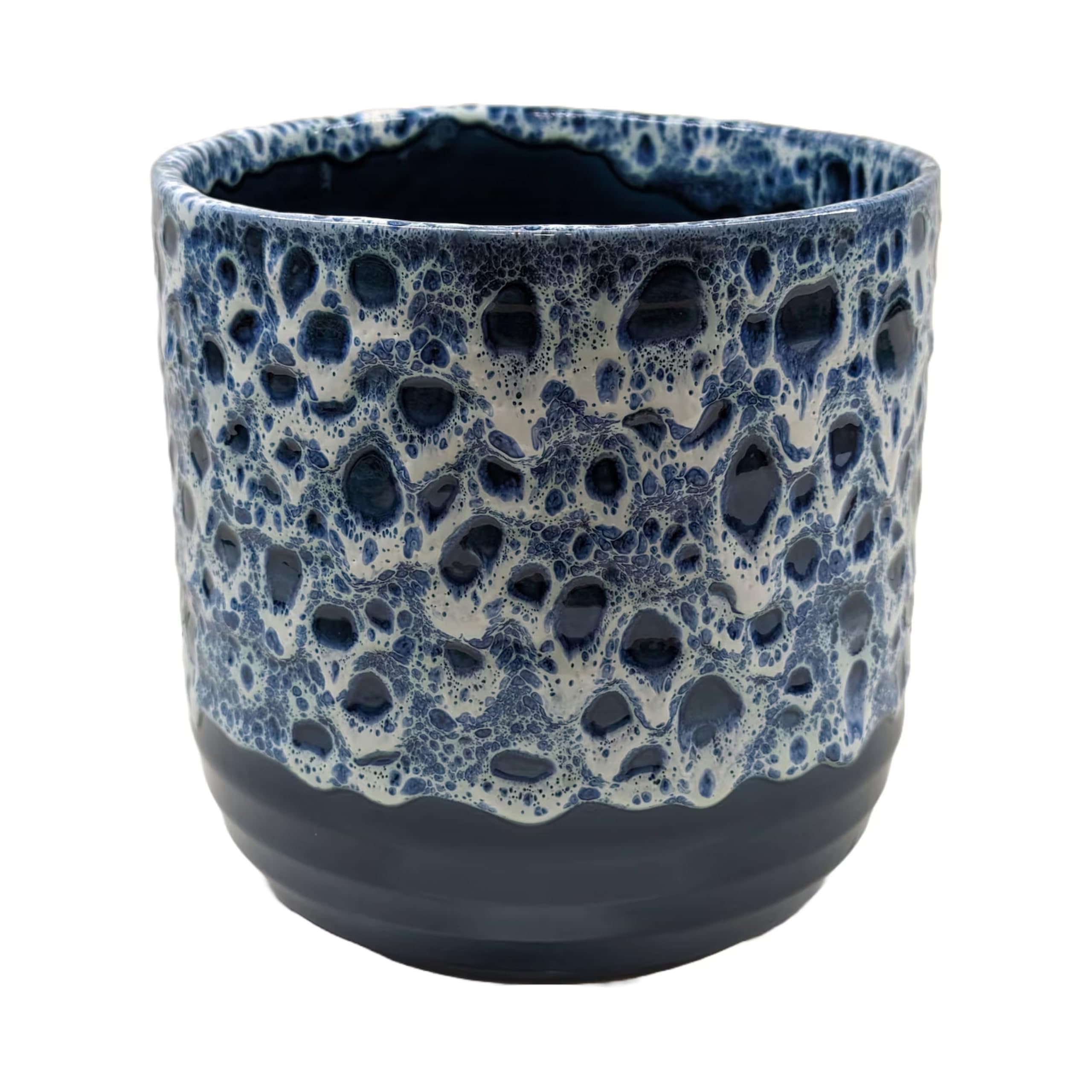 Ivyline Planter, Ceramic, Sapphire, 13 x 13cm
