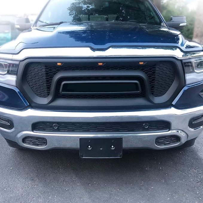 Fit Dodge Ram 1500 Grille Light Front Grill Rebel Style