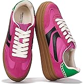 Project Cloud Platform Sneakers for Women Footwear - Memory Foam Insole Womens Shoes, Lightweight and Non-Slip Sole Lace Up Fashion Sneakers for Women 2026 (Volley)