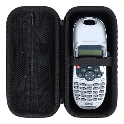 Peyyargo Storage Case Compatible with DYMO LetraTag 100H / 100H Plus Handheld Label Maker for Office or Home (Black)