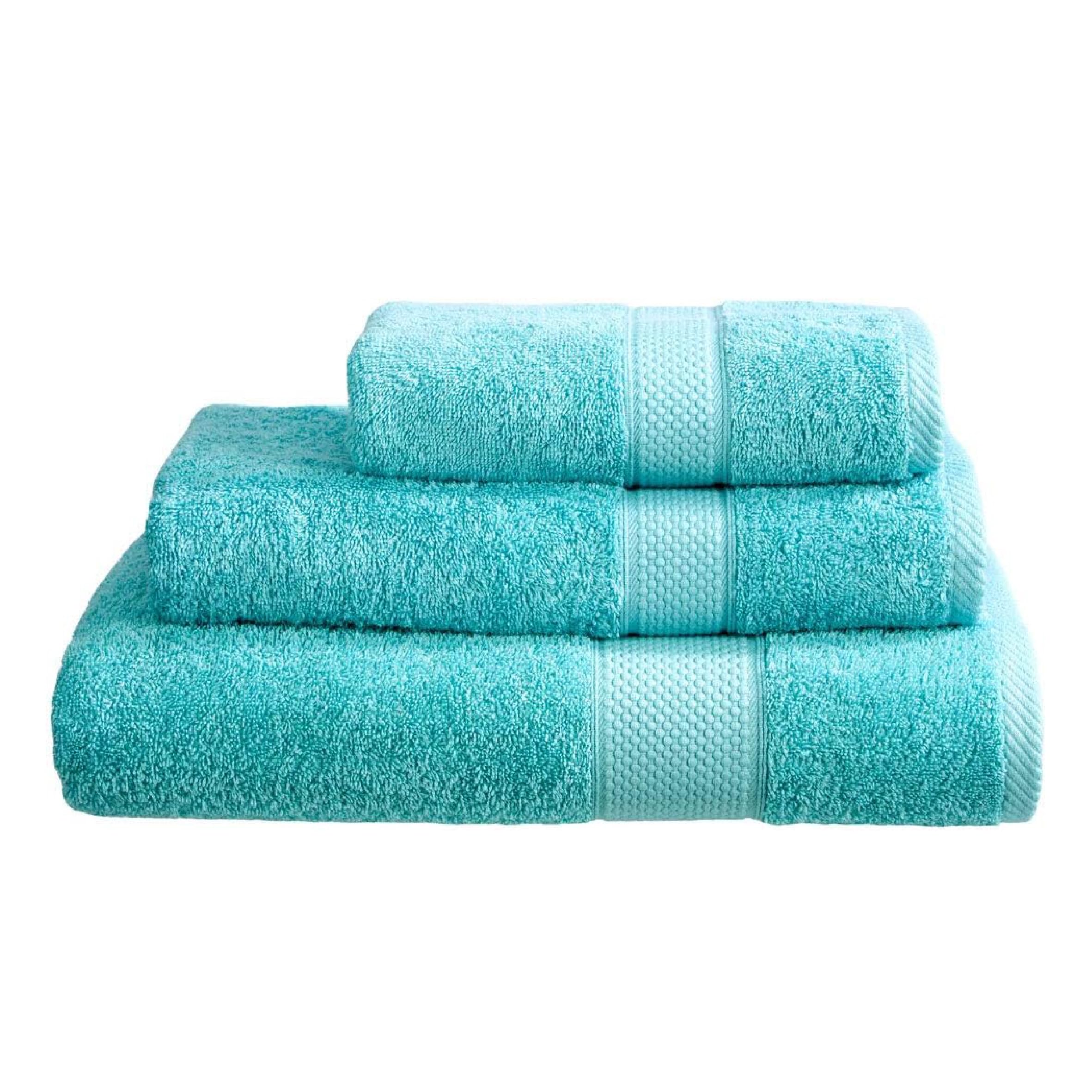 Linens Limited - Hand Towel for Bathroom and for Kitchen, Great as Face Towel, Guest Towel, and More, Turkish Cotton, Soft and Luxurious, Super Absorbent, Machine Washable (Turquoise)