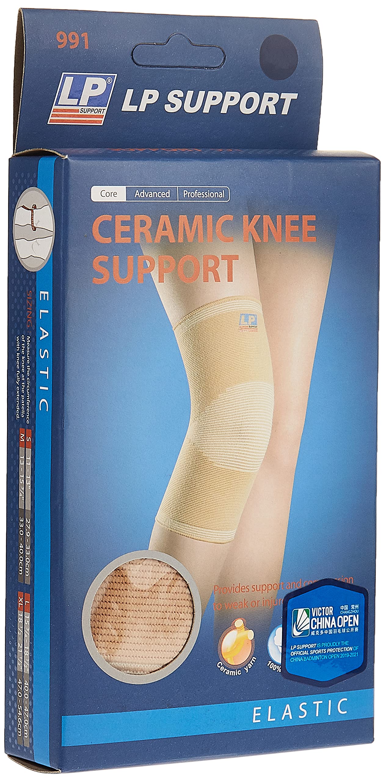 LP SUPPORT Large Ceramic Knee Support
