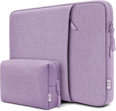ZYB 15.6 Inch Laptop Sleeve Case Shockproof Waterproof Purple