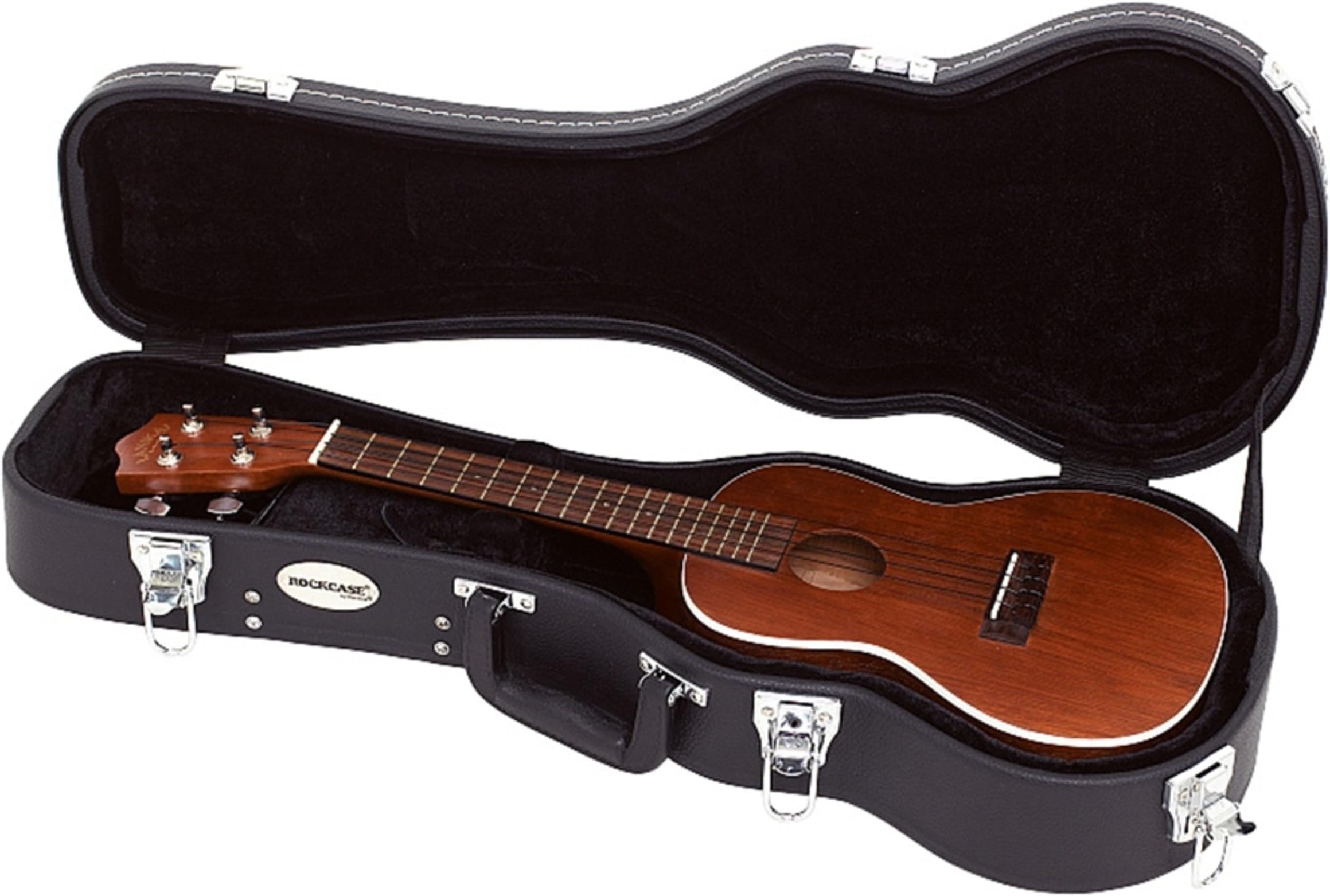 Rockcase Baritone Ukulele Case Black Tolex