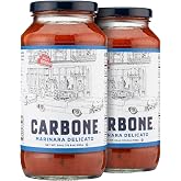 Carbone Marinara Delicato Pasta Sauce | Tomato Sauce Made with Fresh & All-Natural Ingredients | Non GMO, Vegan, Gluten Free,