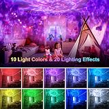 One Fire Galaxy Projector 20 Lighting Modes Bluetooth Speaker White Noise view 2
