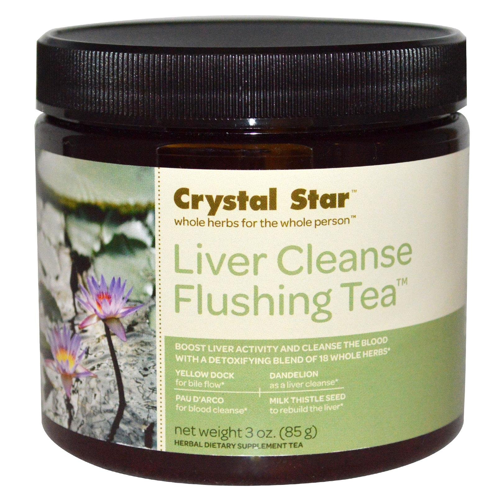 Crystal Star Liver Cleanse Flushing Tea 3 Oz. Free Shipping