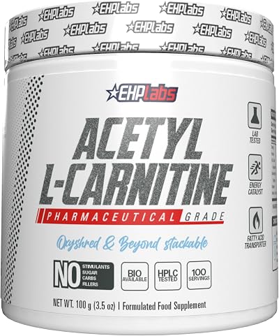 EHP Labs Acetyl L Carnitine - Supports Energy, Metabolism, Brain & Heart