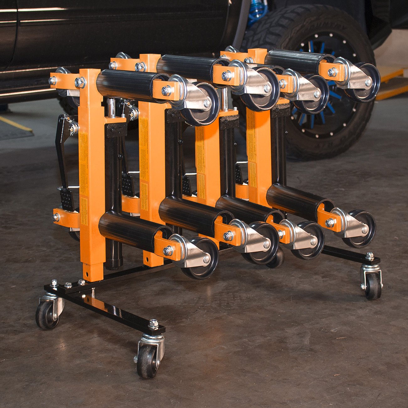 Galleon ARKSEN 4PC Vehicle Positioning Rolling Jack Wheel Dolly Car
