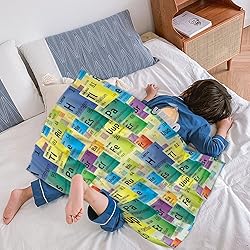 Periodic Table of The Elements Blanket, Science 90