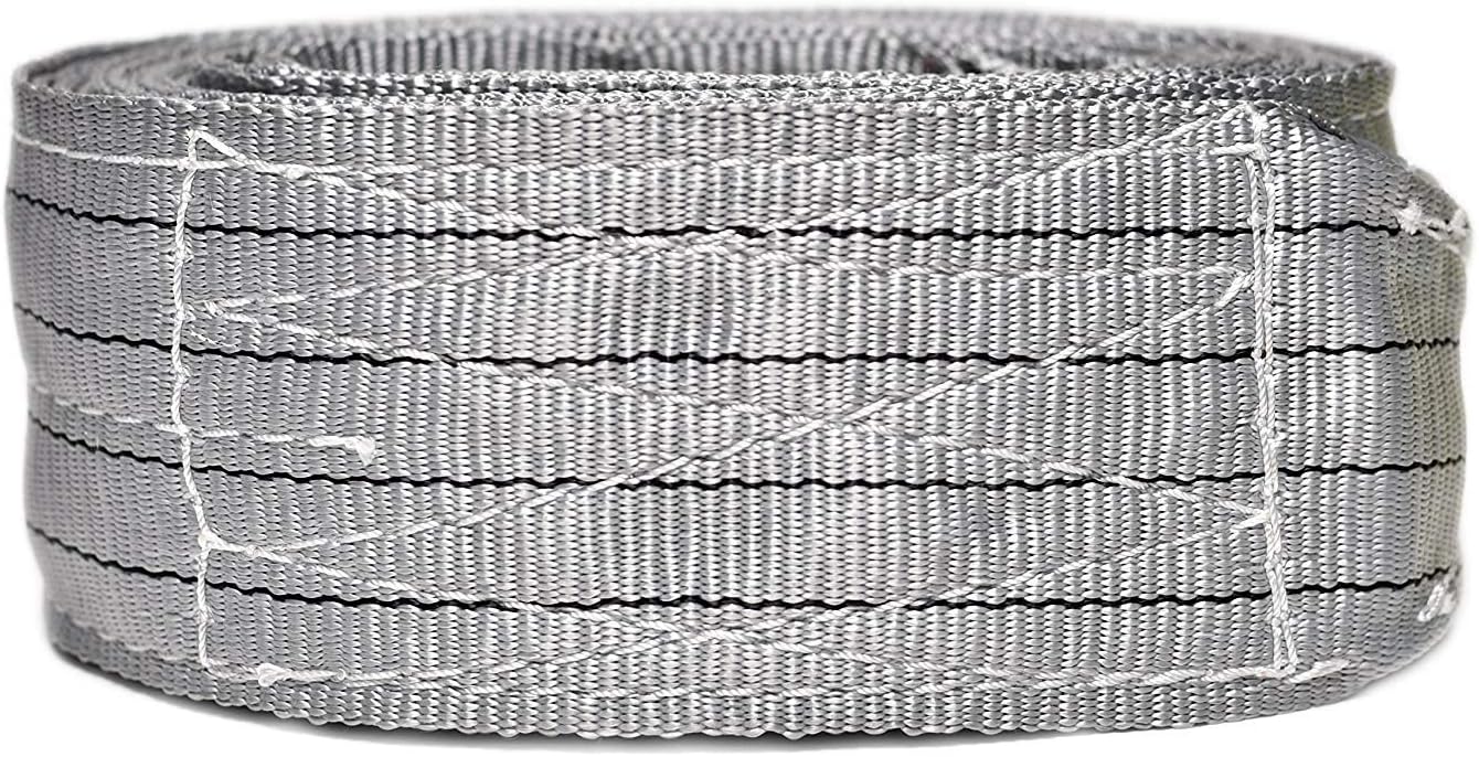 Raging Bull Ultimate Recovery Tow Strap-Reinforced Loop (4" x 10') - Emergency Off Road Towing Rope