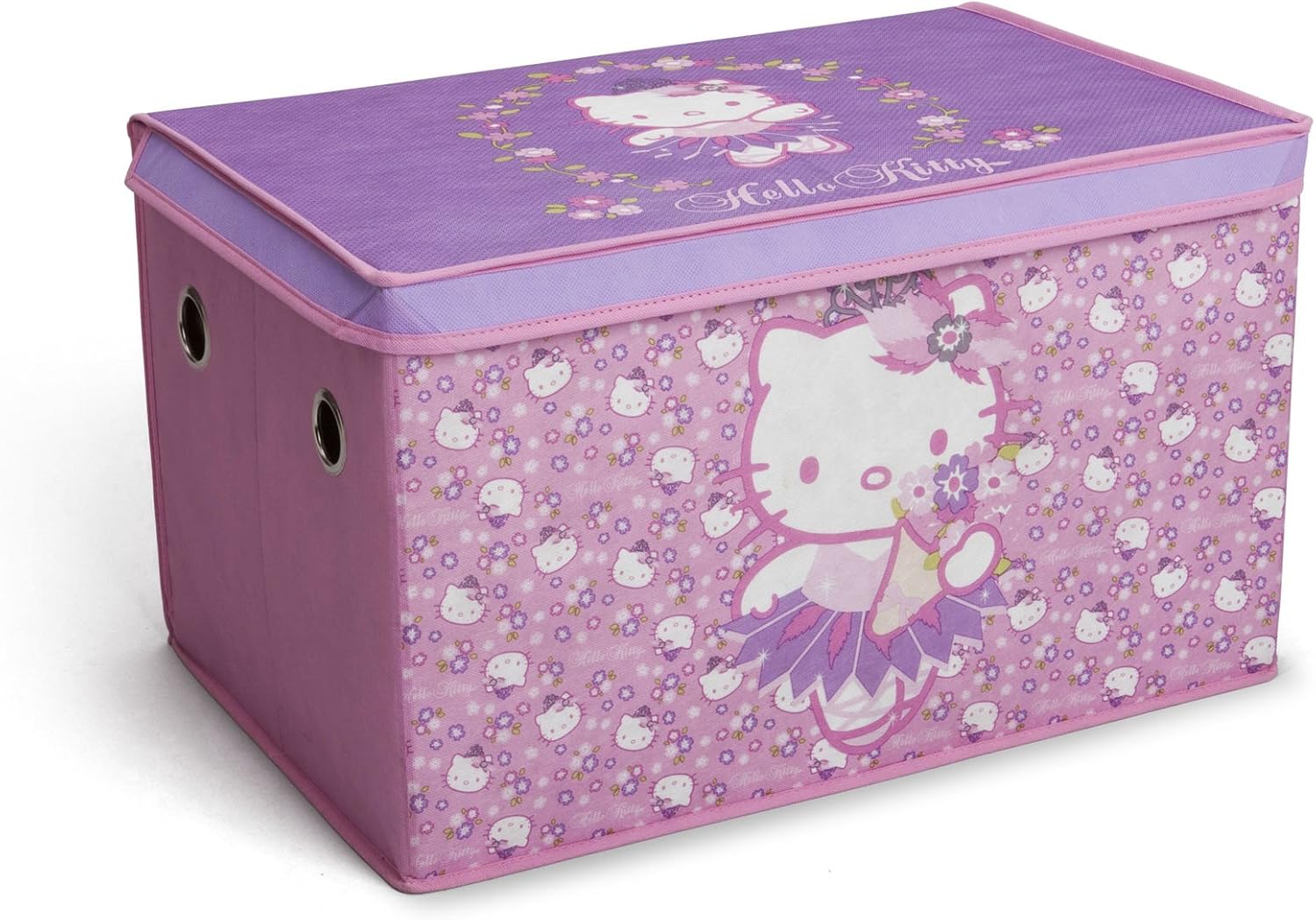 Delta Children - Caja plegable para juguetes (tela), diseño de Hello Kitty: Amazon.es: Bebé