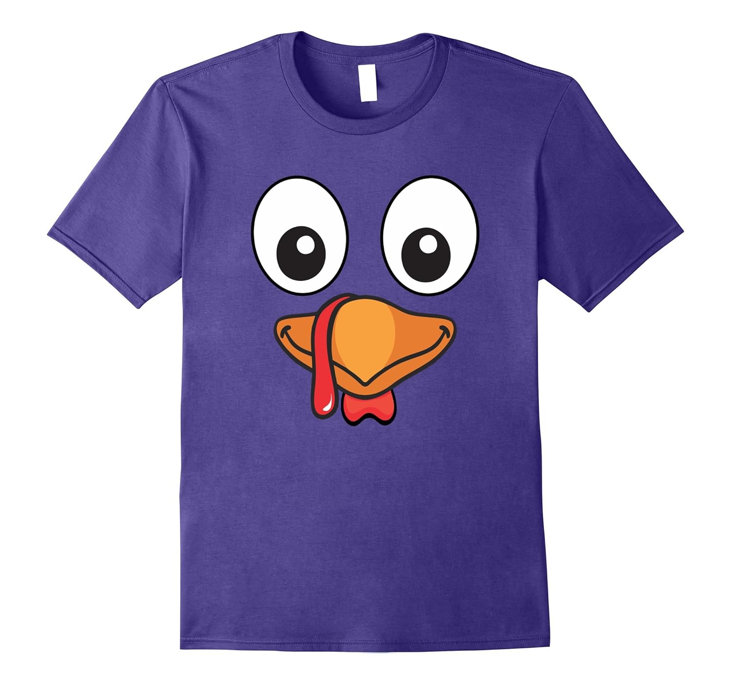 TURKEY FACE T-SHIRT Thanksgiving Day Shirt-ANZ