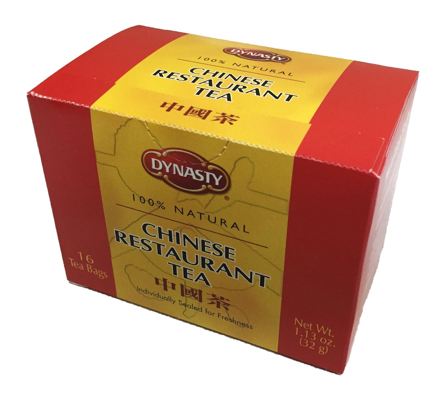 Dynasty 100 Natural Tea 16 Individual Tea Bags Per Pack