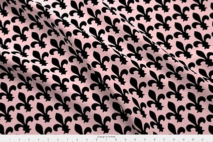 Amazoncom Spoonflower Paris Fabric Paris Fleur De Lis