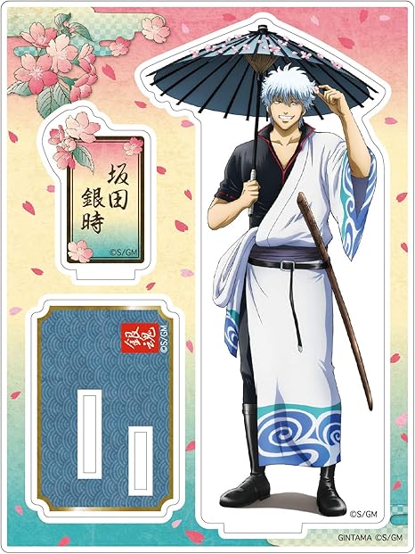 Amazon ポムモップ 銀魂 The Final A 銀時 アクリルスタンド アニメ 萌えグッズ 通販