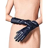 YISEVEN Women's Opera Leather Gloves