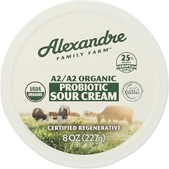 Alexandre Family Farms Organic A2/A2 100% Grass Fed Sour Cream, 8 OZ