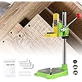 POWLAB Upgrade Floor Drill Press Stand Table with Rotary Tool, 90° Rotating Fixed Frame, Clamp for Hand Drill Benchtop Drilling Collet,Table Drill Press Kit Tool Holder for Benchtop Repair