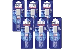 Ozium 0.8 oz. Air Sanitizer & Odor Eliminator for Homes, Cars, Offices and More, Original Scent, Pack of 6