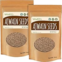 Ajwain Seeds Whole - 1 Pound (8 Oz Each) - Carom Seeds - ALL NATURAL - Used in Indian and Middle Eastern Cuisine