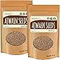 Ajwain Seeds Whole - 1 Pound (8 Oz Each) - Carom Seeds - ALL NATURAL - Used in Indian and Middle Eastern Cuisine