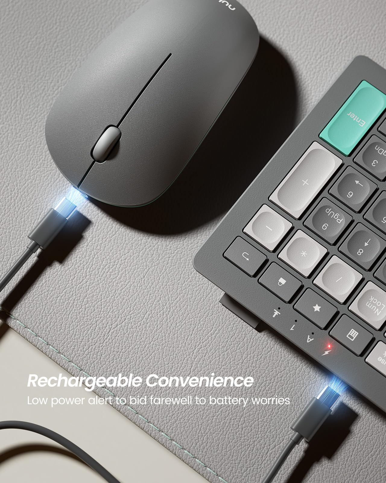 Mua Nulea KM74 Ultra-Slim Wireless Keyboard and Mouse Combo, 2.4GHz ...