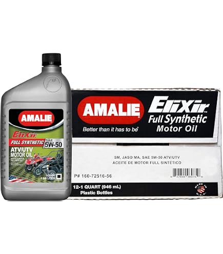 Amazon.com: Amalie Elixir Full Synthetic 5W-50 Motor Oil (160