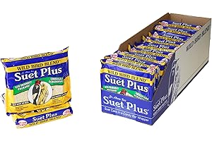 Suet Plus Wild Bird Blend Suet Cake, Case of 12