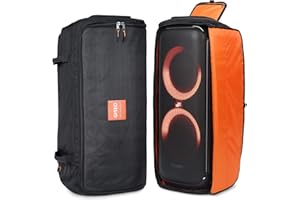 GISEO Speaker Bag Rugged Carry Case Compatible with JBL Party Box Series, Portable Speaker Carry Tote Backpack (For JBL Partybox 710 bag)