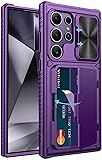 Vihibii for Samsung Galaxy S24 Ultra Case with Card