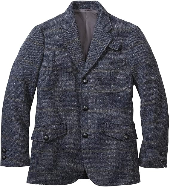 Amazon エディー バウアー Eddie Bauer ハリスツィードスポーツマン3ボタンジャケット テーラードジャケット メンズ コート ジャケット 通販