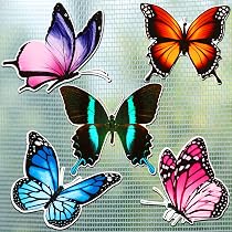 12 Pcs Hibiscus Tropical Screen Door Magnets - Double Sided Decorative Protectors For Summer
