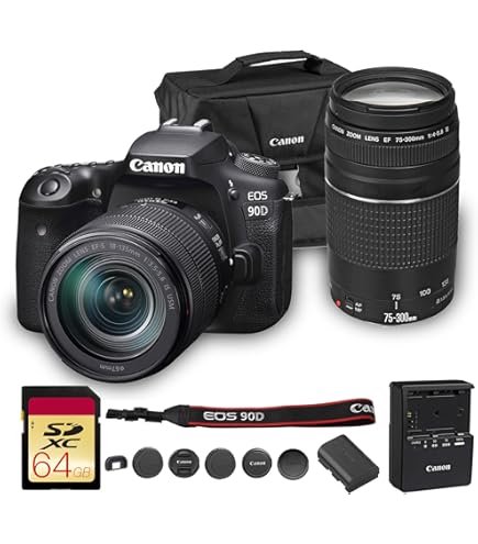 Amazon.com : Canon EOS 90D DSLR Camera with 18-135mm Lens | 32.5MP
