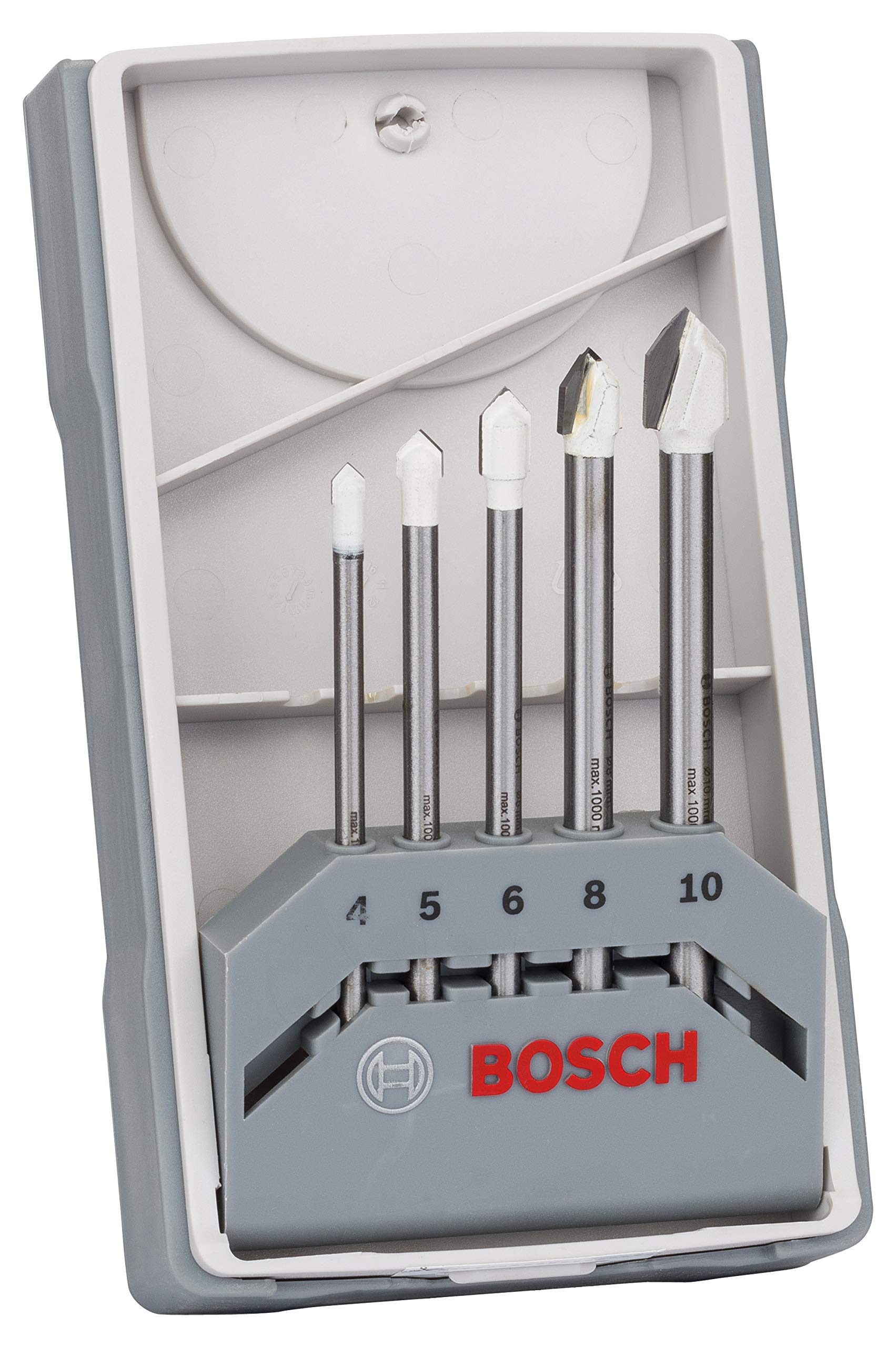Bosch 2608587169 Set De 5 Forets Ã Carrelage Cyl-9 Cã©Ramique 4,0/ 5,0/ 6,0/ 8,0/ 10,0 Mm