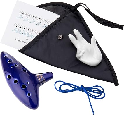 Ocarina 12 Trous, Céramique Alto C Cadeau pour Enfants et Adultes Ocarina 12 Trous, Céramique Alto C Cadeau pour Enfants et Adultes