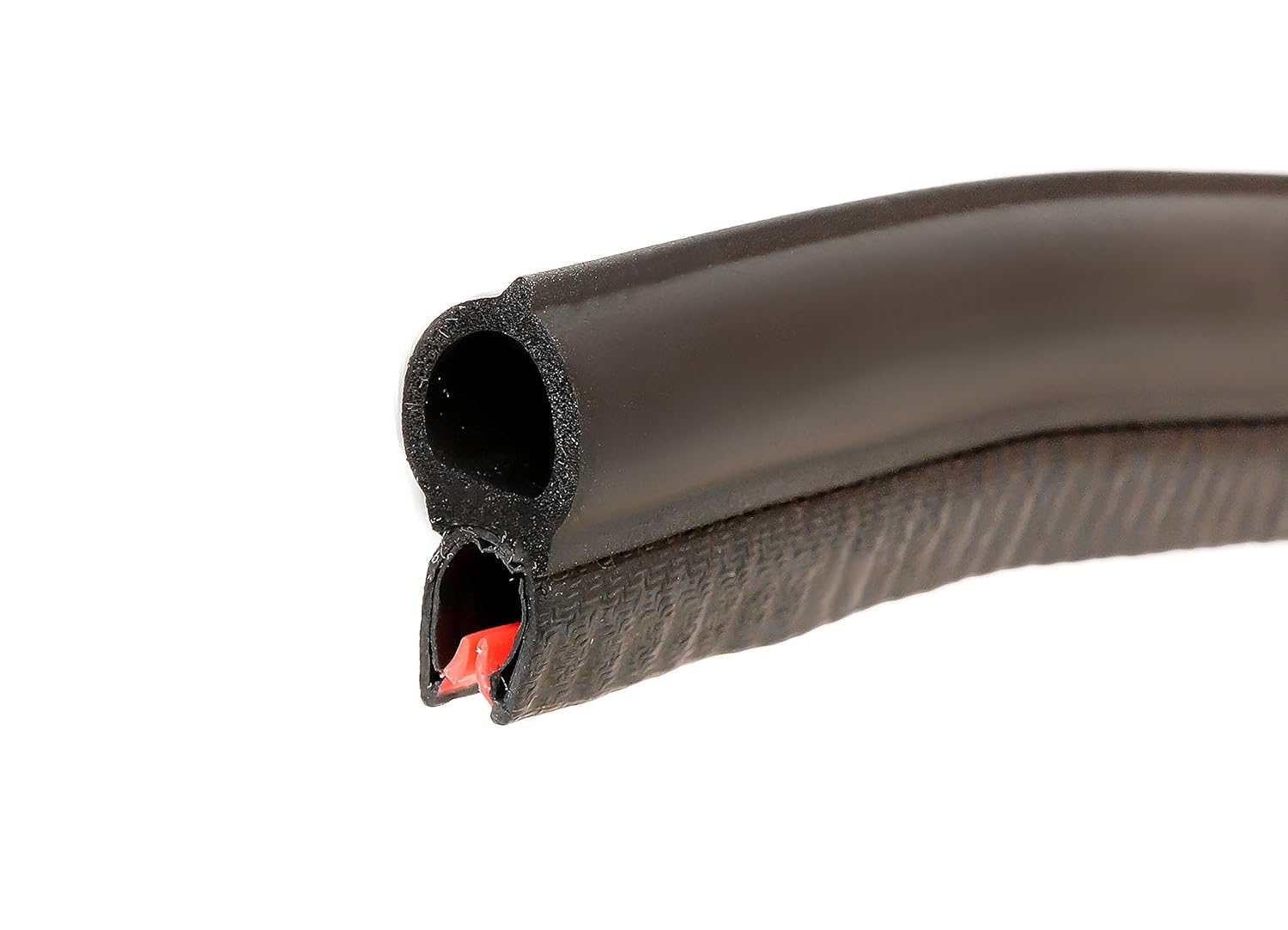 Vertical Bulb Trim Seal Bulb Height 45/64" Edge thickness 1/64" to 9/