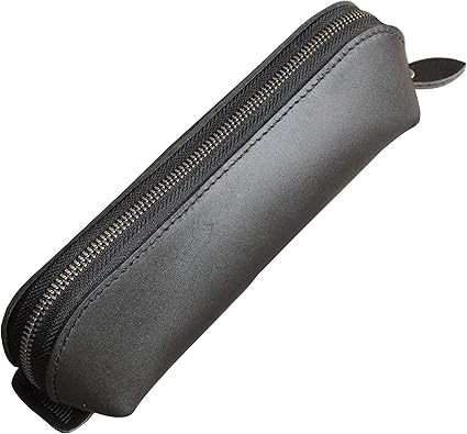 Amazon Waramimi ペンケース 革 メンズ 筆箱 大容量 ペンポーチ レディース 本革 ふでばこ 大人 Pen Case 中学生 高校生 シンプル 女の子 男の子 就職祝い 昇進 入学 成人祝い プレゼント黒 ペンケース 文房具 オフィス用品