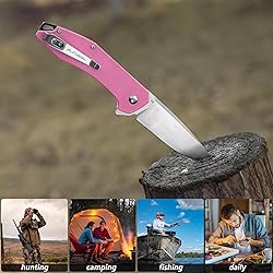 FLISSA Pocket Knife, Folding Tactical Knife with