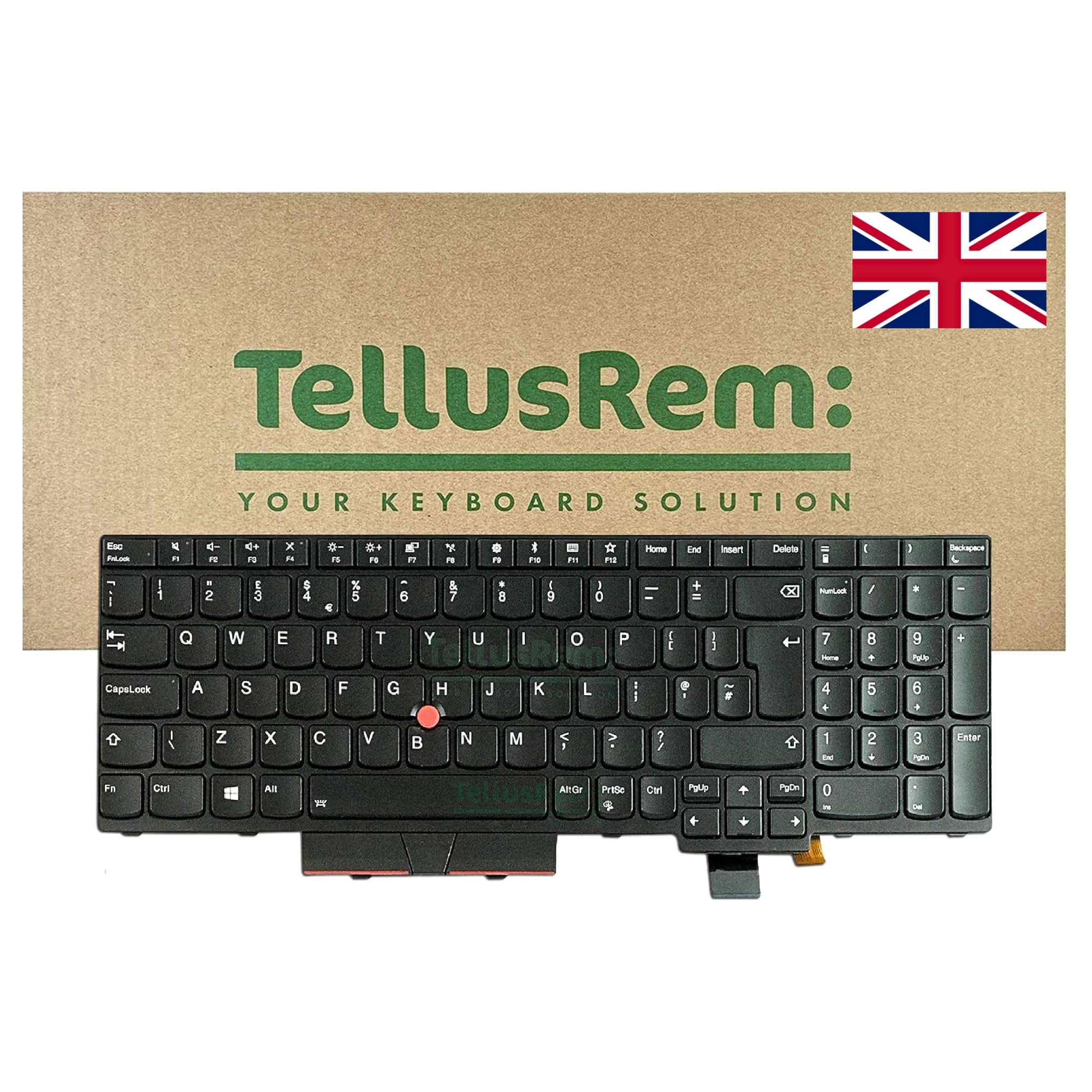 replacement UK backlit keyboard for Lenovo Thinkpad T570 T580 P51s P52s
