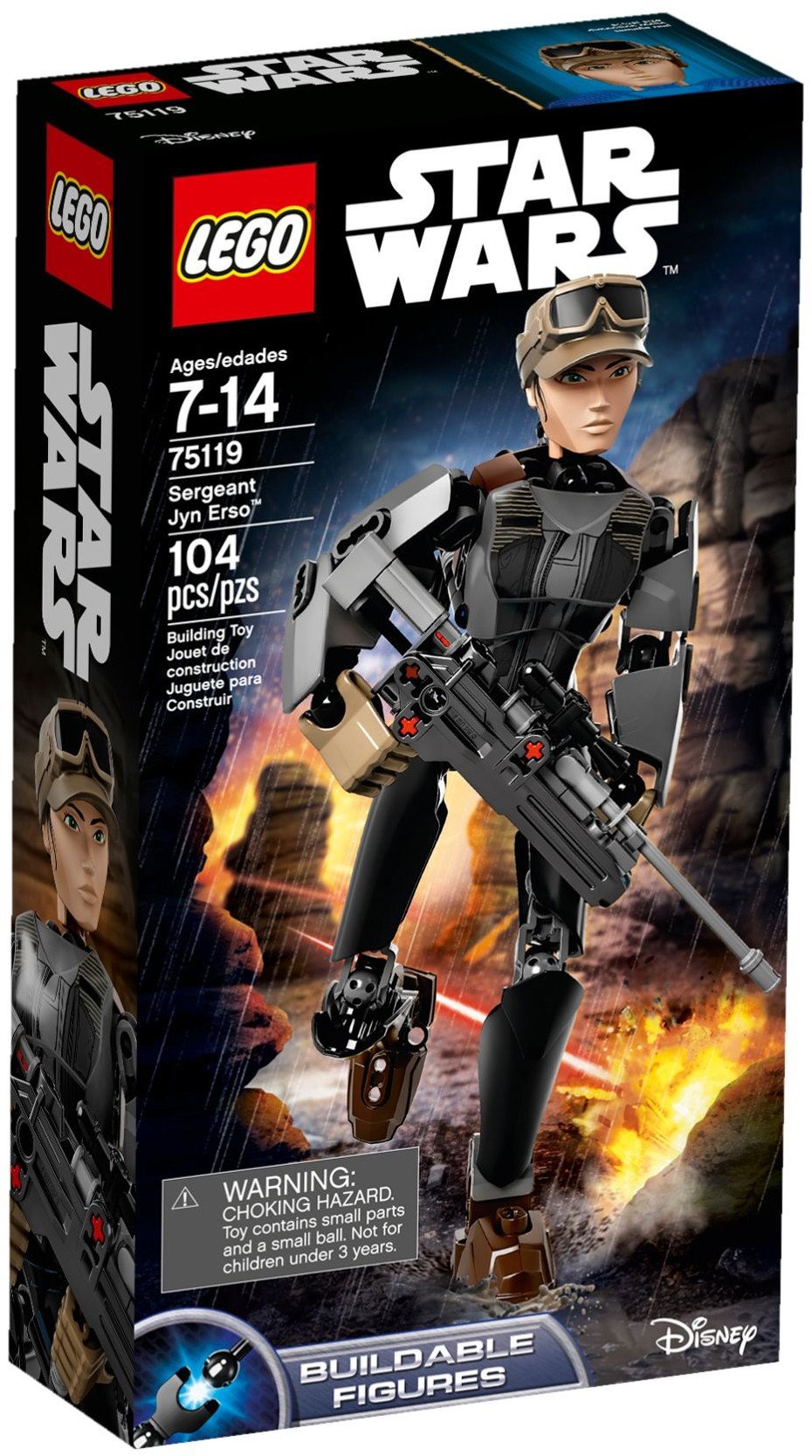 LEGO Star Wars 75119 Sergeant Jyn Erso Constraction Figure