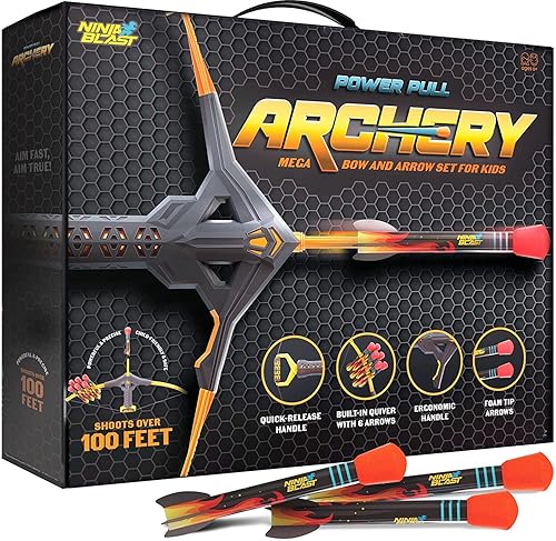 Kids Bow and Arrow Archery Set Coolest Toys for Boys Age 6, 7,