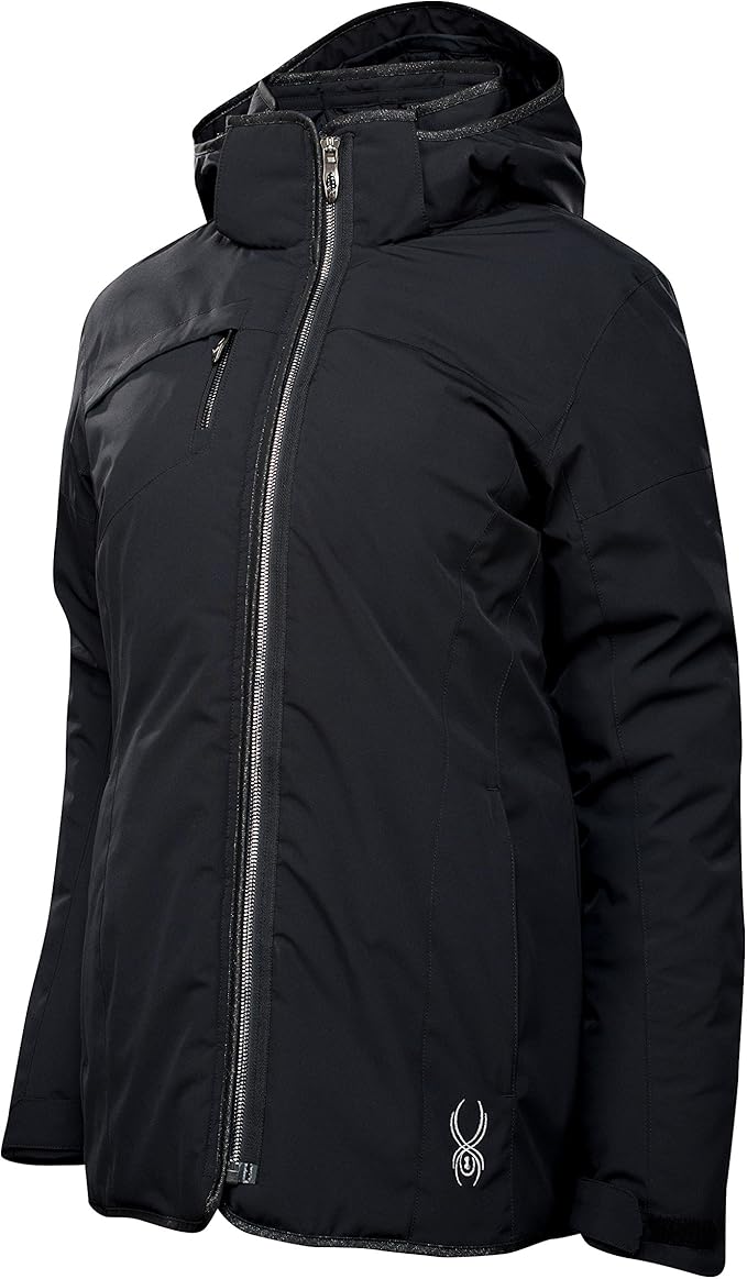 black womens spyder jacket
