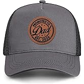 Promoted to Dad Est. 2026 Trucker Hat - Adjustable Fathers Day/Birthday Gift for New Dad Papa Daddy