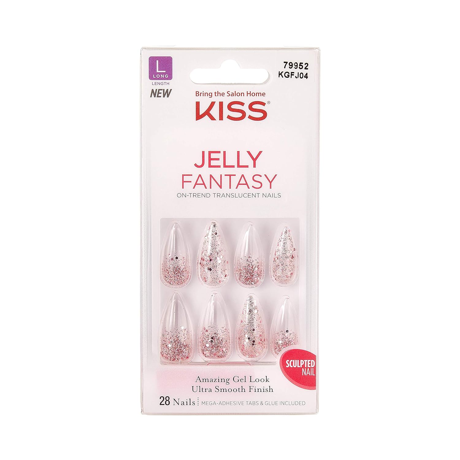 KISS Jelly Fantasy Translucent Nails Amazing Gel Look