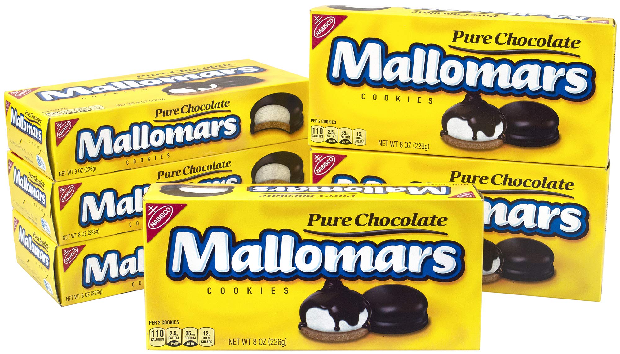 Mallomars Pure Chocolate Cookies, 8-ounce Boxes