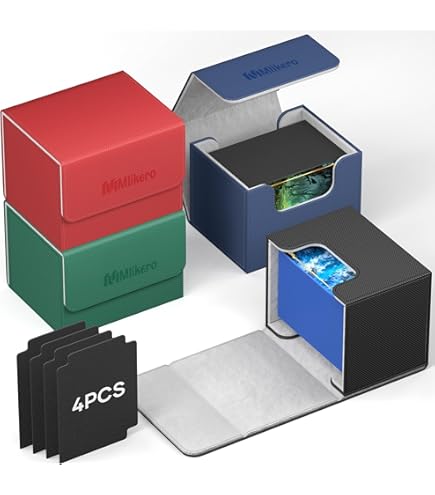 Mtg Deck Box Ultra Pro Set Of 6 Colorful Deck Boxes Storage For Magic, Pokmon, Yu-Gi-Oh! Cards (80+ Capacity) Ultra Pro Deck Box Mtg Deck Box Ultra Pro Set Of 6 Colorful Deck Boxes Storage For Magic, Pokmon, Yu-Gi-Oh! Cards (80+ Capacity) Ultra Pro Deck Box