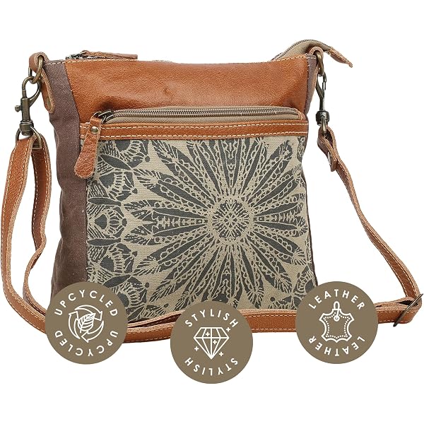 Myra Sand And Beach Backpack Purse Boho Beach Hand Tooled Leather Blue White Myra Bags Women main image 3