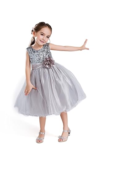 ELSA & ANNA® Top Qualität Mädchen Prinzessin Kleid Hochzeits Partei Kleid Verrücktes Kleider Brautjungfer Kleid Weihnachtsfes