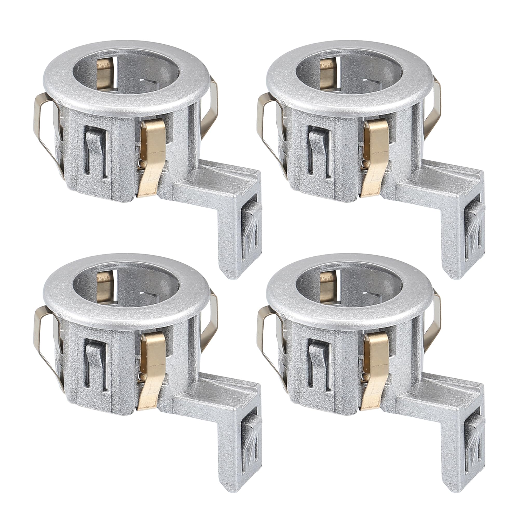 X AUTOHAUX 4 Pcs Parking Sensor Retainer Holder for Honda Odyssey, Silver Tone